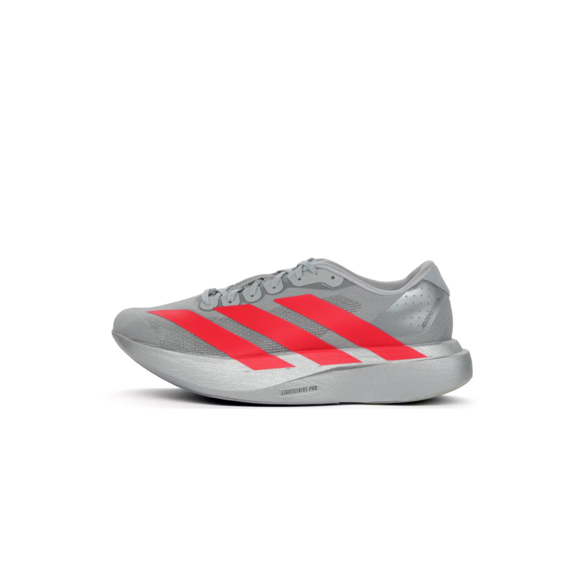 ADIDAS ADIZERO EVO SL SILVER METALLIC LUCID RED