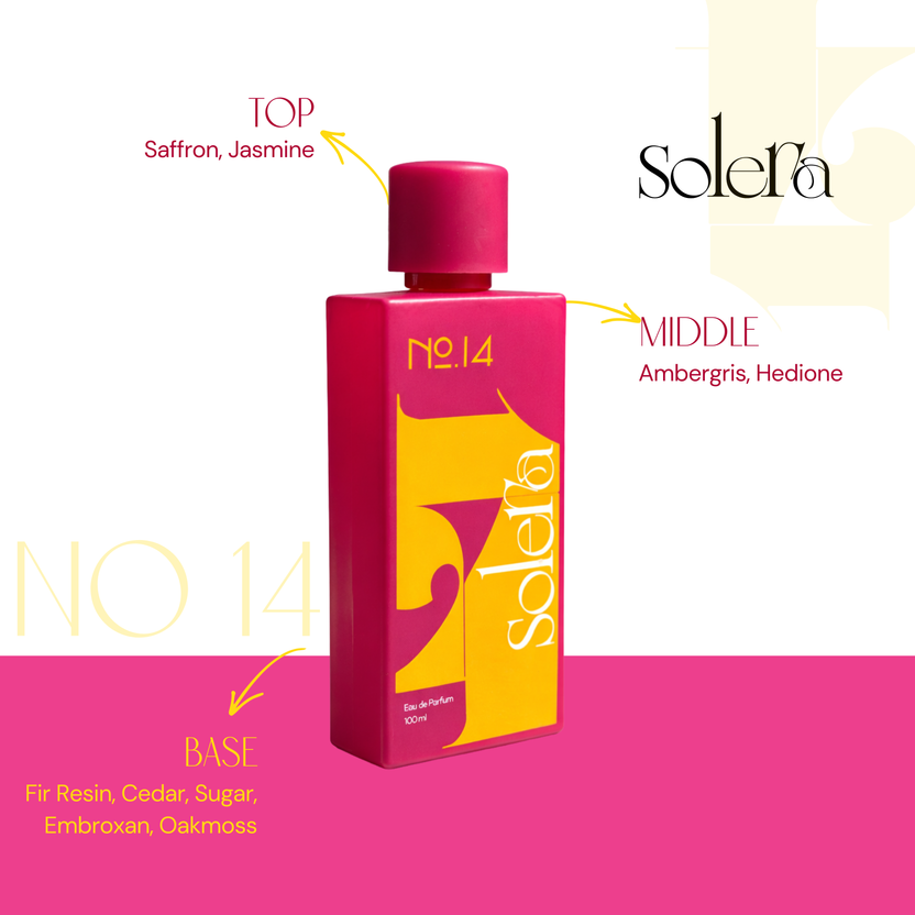 No.14 Eau De Parfum For Women – 100 ML by Solera